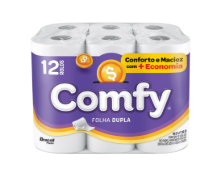 PAPEL HIG COMFY NEUTRO FD 12UN