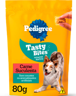 PETISCO PEDIGREE TASTY BITES CARNE 130G