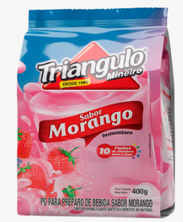 PREPARO PARA BEBIDA TRIANGULO MORANGO 400G