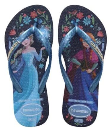 SAND HAV KIDS SLIM PRINC AZ/AZ LAVANDA 35/6