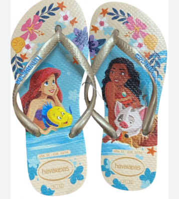 SAND HAV KIDS SLIM PRINC BG PL/BG PALHA 27/8