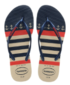 SAND HAV SLIM NAUTICAL BG PALHA/MAR 35/6