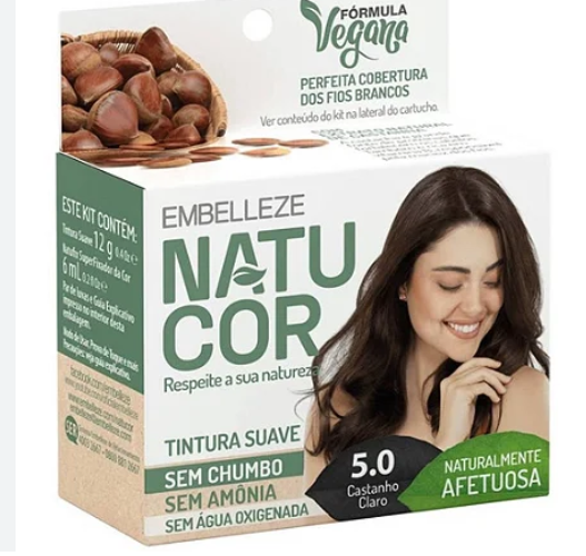 TINT NATUCOR 24G CASTANHO CLARO 5.0