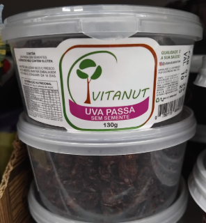 UVA PASSA VITANUT S/SEMENTE 130G
