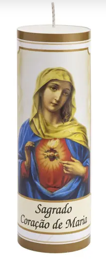 VELA SAGA SAGRADO CORACAO DE MARIA 270G