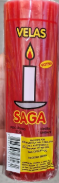 VELA SAGA VOTIVA VERMELHA  270G