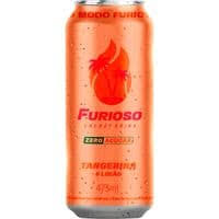 Energetico Furioso Lata Zero 473ml Tangerina e Limao