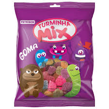 Bala Goma Turminha Mix 60g Confeirto Macio