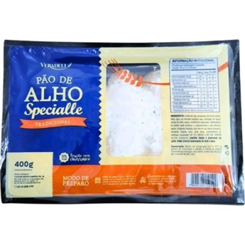 Pao De Alho Veradeli Specialle 400g Tradicional