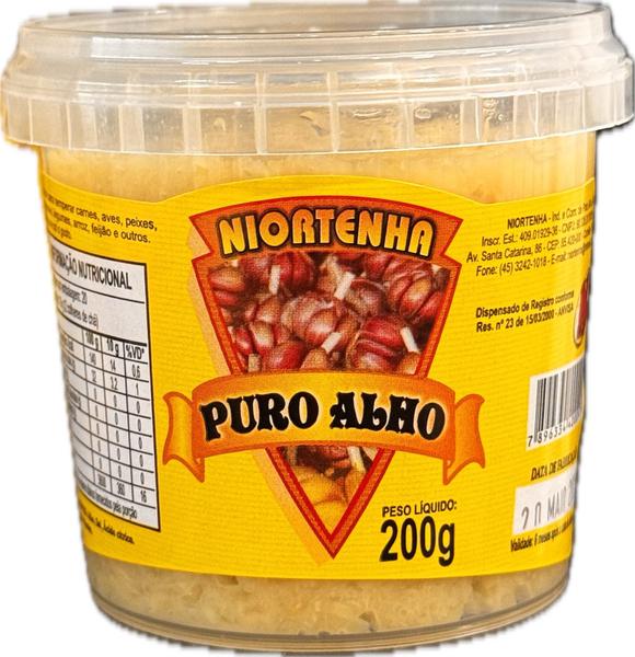 Alho Puro Pote Niortenha 200g Triturado Puro