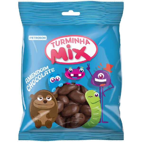 Amendoim Turminha Mix 60 Gr Chocolate
