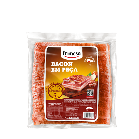 Bacon Pedacos Frimesa Kg Kg Vacuo
