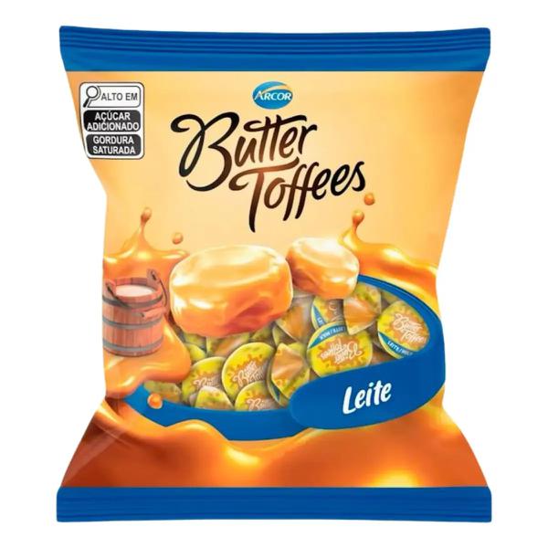 Balas Butter Toffees Arcor 90g Leite