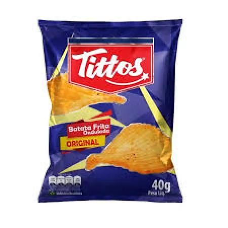 Batata Frita Ondulada Tittos 40g Original