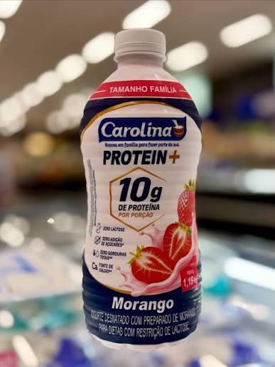 Bebida Lactea Protein Carolina 1150g Morango