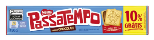 Biscoito Passatempo 130g 10% Gratis Chocolate