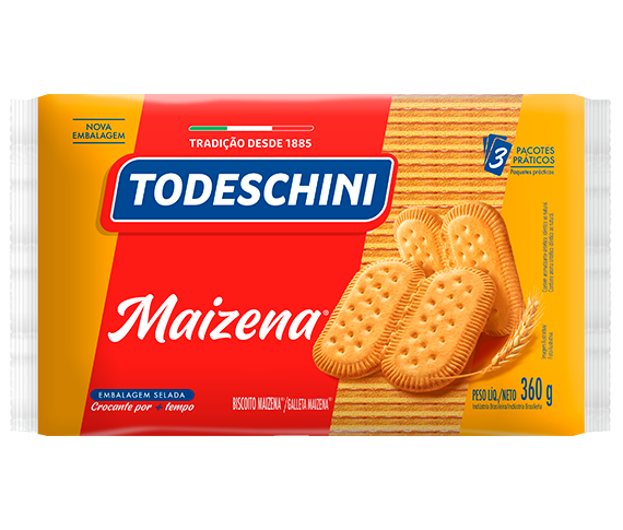 Biscoito Todeschini Maizena 360g Laminado