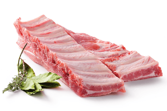 Carne Suino Costela Suina C/Pele Kg Resfriada