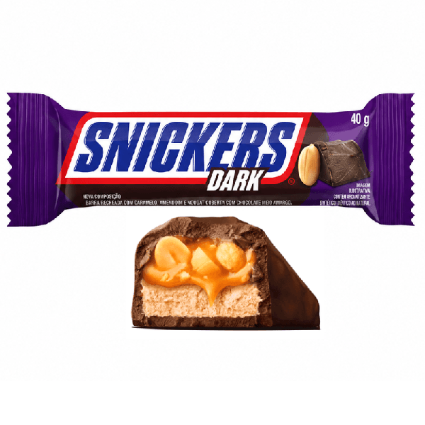 Chocolate Snickers 40g Dark