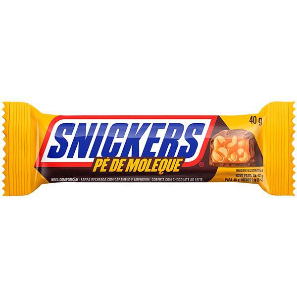 Chocolate Snickers 40g Pe De Moleque