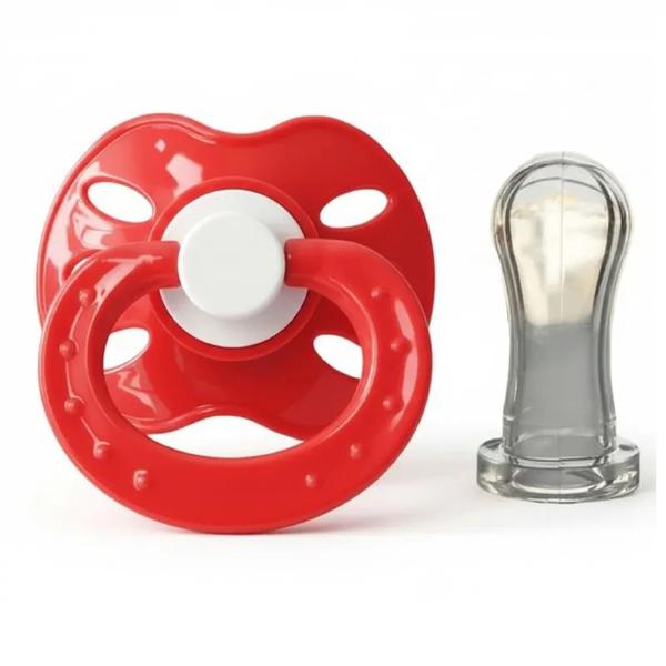Chupeta Silicone Citrica  Beijamin 198 Silicone Citrica Red B198