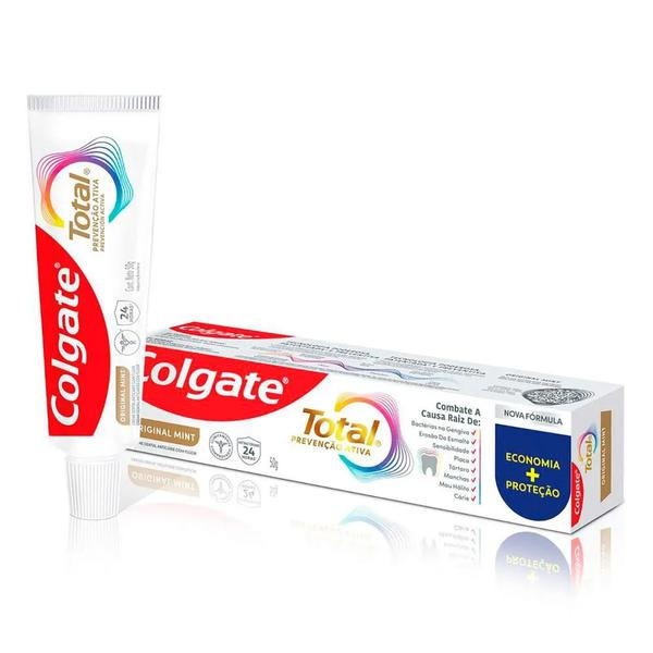 Creme Dental Colgate Total 50g Original Mint