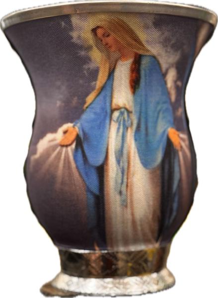 Cuia Forrada Estampada Un Religiao