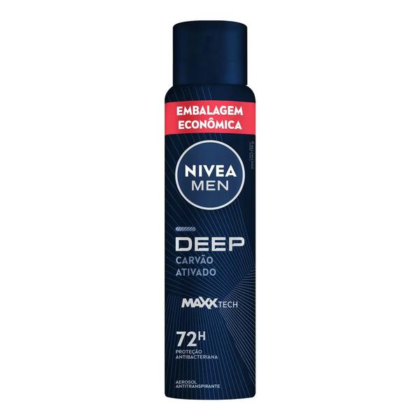 Desodorante Nivea Aerosol 150ml Deep Carvao Ativado