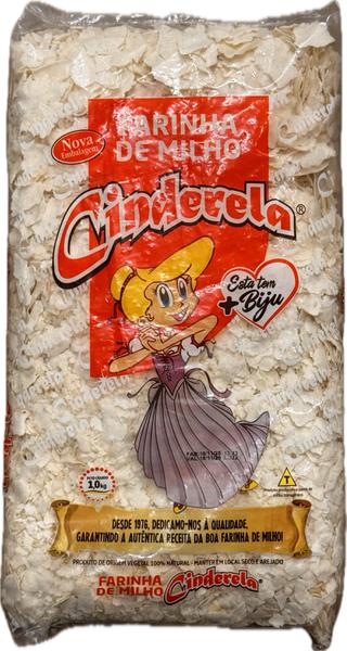 Farinha Milho Branca Cinderela 1kg Branca