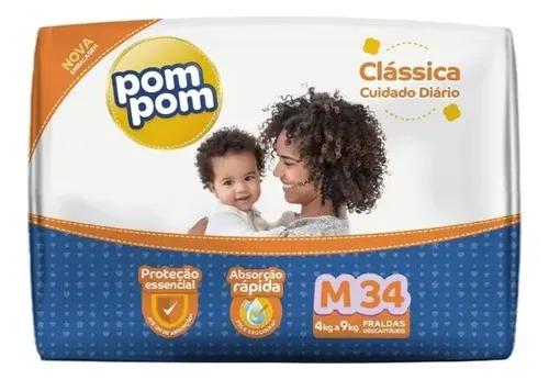 Fralda Pompom Classica M.  C/34