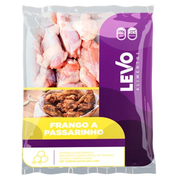 Frango Passarinho Levo  800g Iqf Sem  Tempero