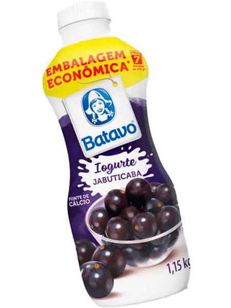 Iogurte Semi Desnatado Batavo 1,150kg Jabuticaba