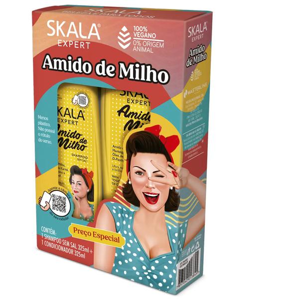 Kit Skala Shampoo/Cond 325+200ml Amido De Milho
