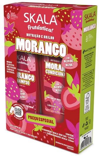 Kit Skala Shampoo/Cond 325+200ml Morango