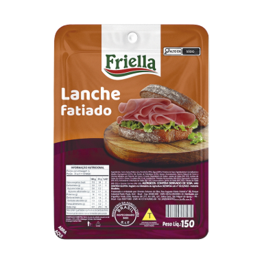Lanche Friella 150g Fatiado Fatiados