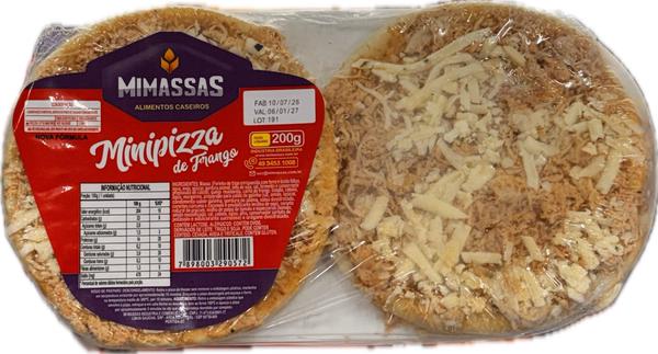 Mini Pizza Mimassas 200g Frango