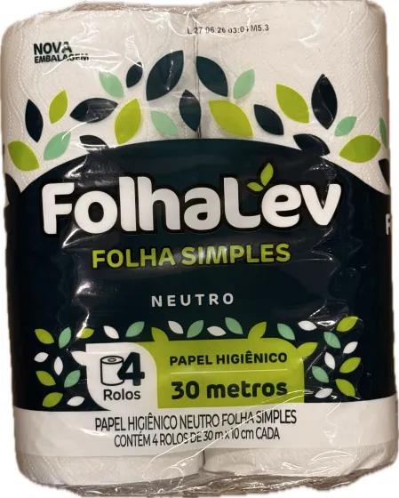Papel Hig Folhalev F.S. 4x30m F.S. Neutro