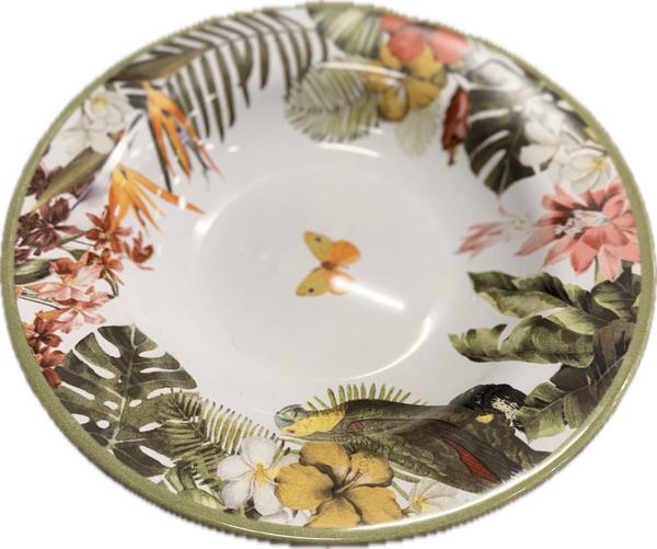 Pratos Fundos Paradise Porcela/Ceramica
