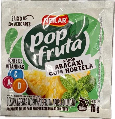 Refresco Neilar Pop Fruta 18g Abacaxi/Hortela