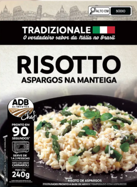 Risotto Tradizionale 240g Aspargos Na Manteiga
