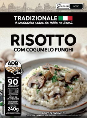 Risotto Tradizionale 240g Com Cogumelo Funghi