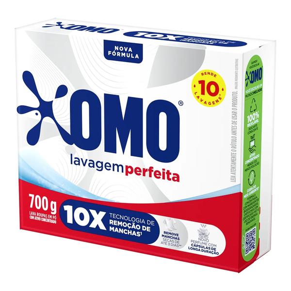 Sabao Po Omo Lavagem Perfeita 700gr Cx 700gr