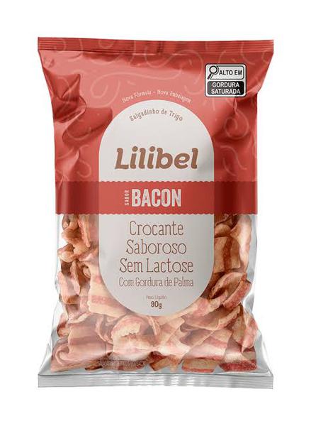 Salgadinho De Trigo Lilibel S/ Lactose 80g Bacon