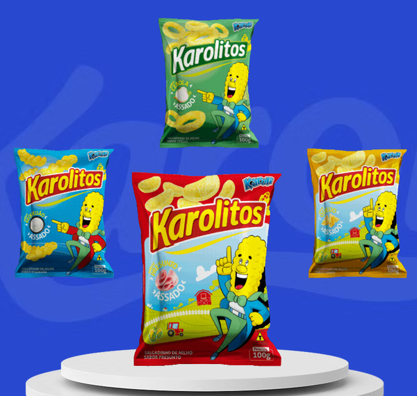 Salgadinho Karolitos 100g Bacon
