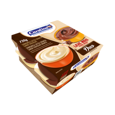 Sobremesa Carolina Duo 540g Bandeja