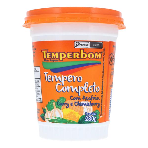 Tempero Completo Temperbom 280g C/Açafrao,Curry e Chimichurry