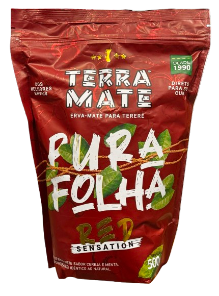 Terere Terra Mate Pura Folha 500g Red Sensatoion