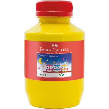 Tinta Guache Faber Castel Am 250ml Amarela