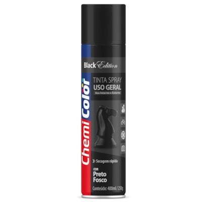 Tita Spray Uso Geral Chemi Color 400ml Preto Fosco