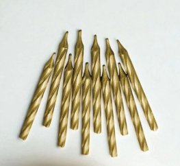 Vela Palito Espiral C/10 Dourada